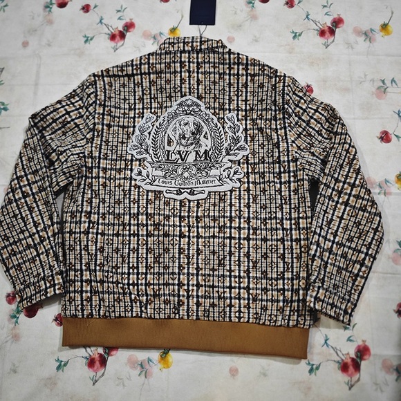 Louis Vuitton Monogram Embroidered Check Jacket - Picture 5 of 10